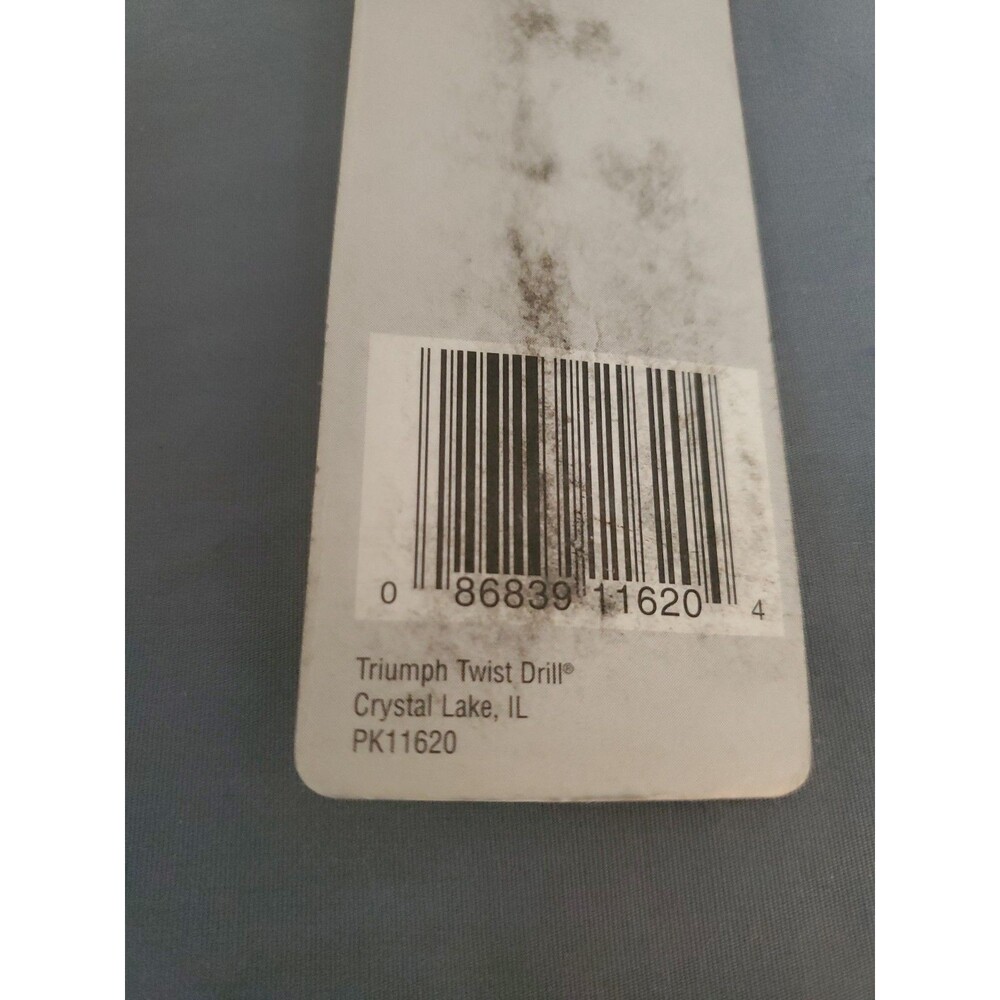 New Triumph Twist Drill 5/16” #011620 Sealed NOS USA Made High Speed Bit - Picture 12 of 13